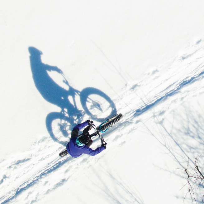 snow biking